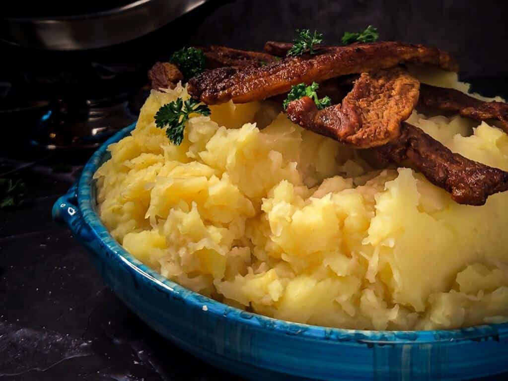 Stamppot Zuurkool met Speklapjes